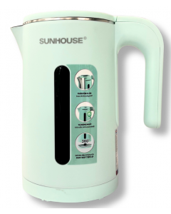 [Hàng quà tặng] Ấm siêu tốc inox 2 lớp Sunhouse Ensure