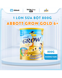 Sữa Abbott Grow Gold 6+ chính hãng dạng bột 800g